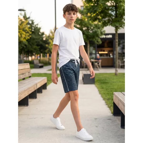  Pantaloni scurți de băieți SAM 73 BS 528 ALBASTRU ÎNCHIS 