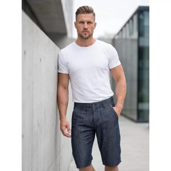  Pantaloni scurţi SAM 73 MS 736 DENIM ÎNTUNECAT 