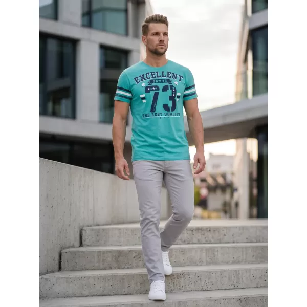  Tricou pentru bărbați cu mâneci scurte SAM 73 MT 762 NEON 