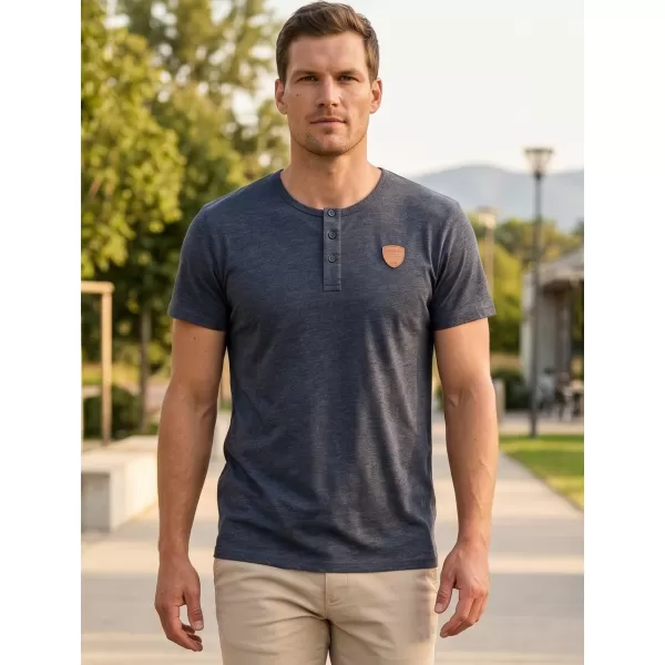 Tricou pentru bărbați cu mâneci scurte SAM 73 MT 763 ALBASTRU ÎNCHIS 
