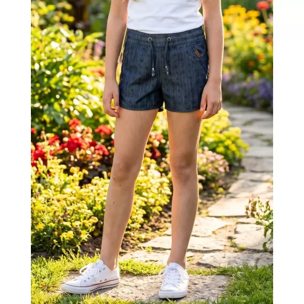  Pantaloni scurți ai fetei SAM 73 GS 525 DENIM ÎNTUNECAT 