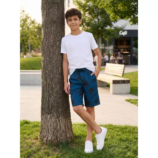  Pantaloni scurți de băieți SAM 73 ERASYLO KPAR189 ALBASTRU ÎNCHIS 
