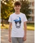 Băiat t -hirt cu mâneci scurte SAM 73 BT 535 ALB