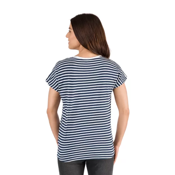  Tricou pentru femei cu mâneci scurte SAM 73 ALESIA LTSR627 ALBASTRU ÎNCHIS 