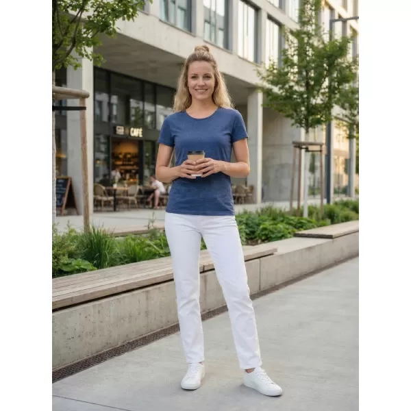  Tricou pentru femei cu mâneci scurte SAM 73 LTSR615 ALBASTRU ÎNCHIS 