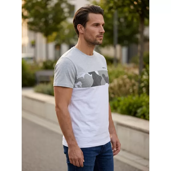  Tricou pentru bărbați cu mâneci scurte SAM 73 MT 764 GRI DESCHIS 