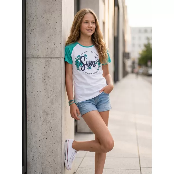  Tricou de fată cu mâneci scurte SAM 73 GT 540 NEON 