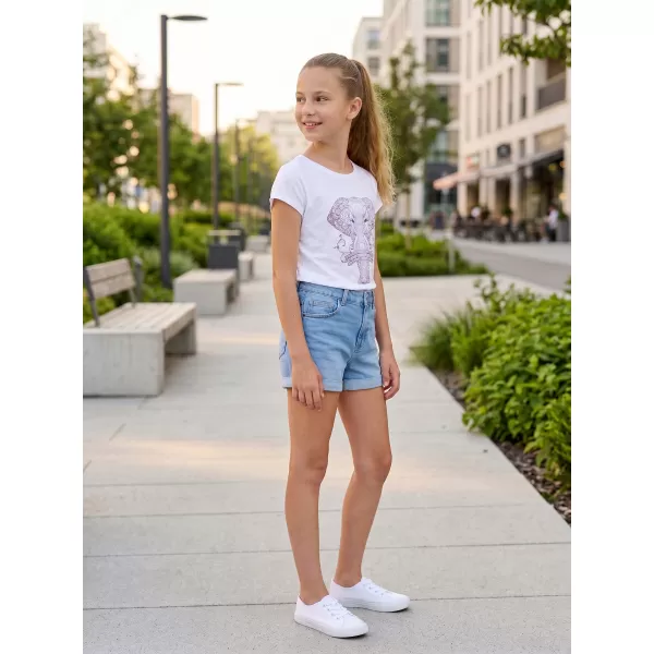  Tricou de fată cu mâneci scurte SAM 73 KTSR255 ALB 