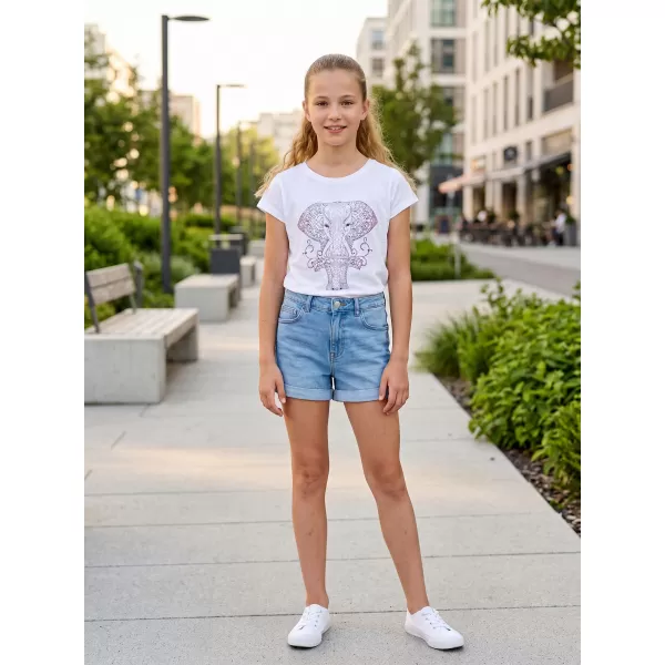  Tricou de fată cu mâneci scurte SAM 73 KTSR255 ALB 