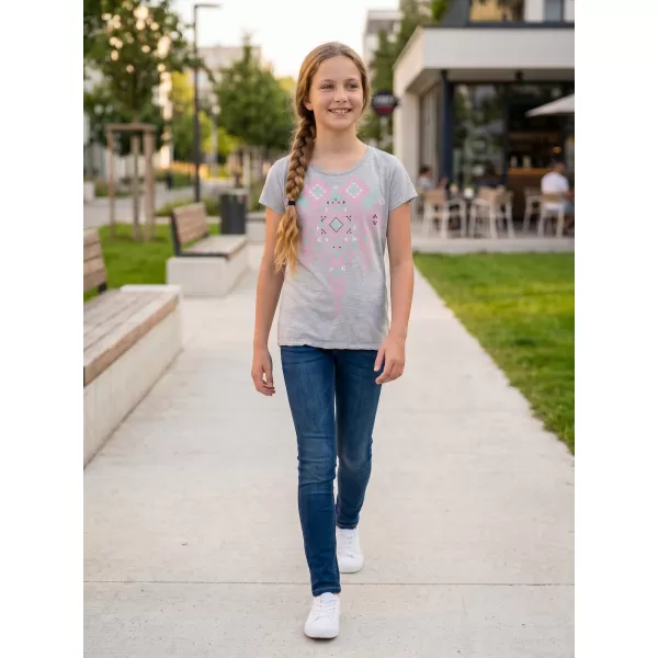  Tricou de fată cu mâneci scurte SAM 73 GT 535 GRI DESCHIS 