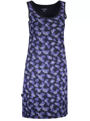 Rochie LOAP ASNARA CLW2073 ALBASTRU ÎNCHIS