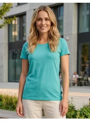 Tricou pentru femei cu mâneci scurte SAM 73 LTSR615 TURCOAZ