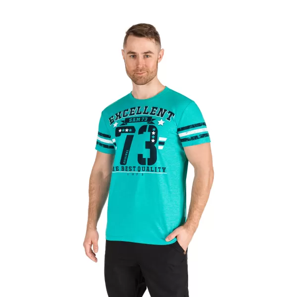  Tricou pentru bărbați cu mâneci scurte SAM 73 MT 762 NEON 