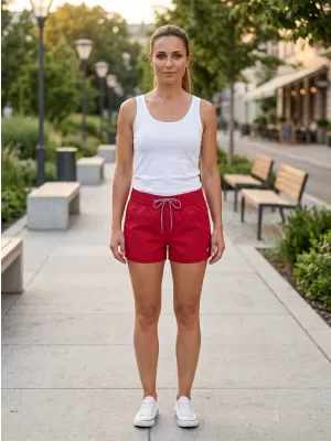 Pantaloni scurţi SAM 73 JACKIE WS 764 ROŞU