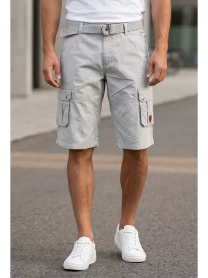 Pantaloni scurţi SAM 73 MPAR437 GRI DESCHIS