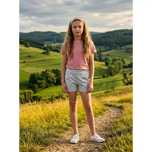  Pantaloni scurți ai fetei SAM 73 GS 521 GRI DESCHIS 