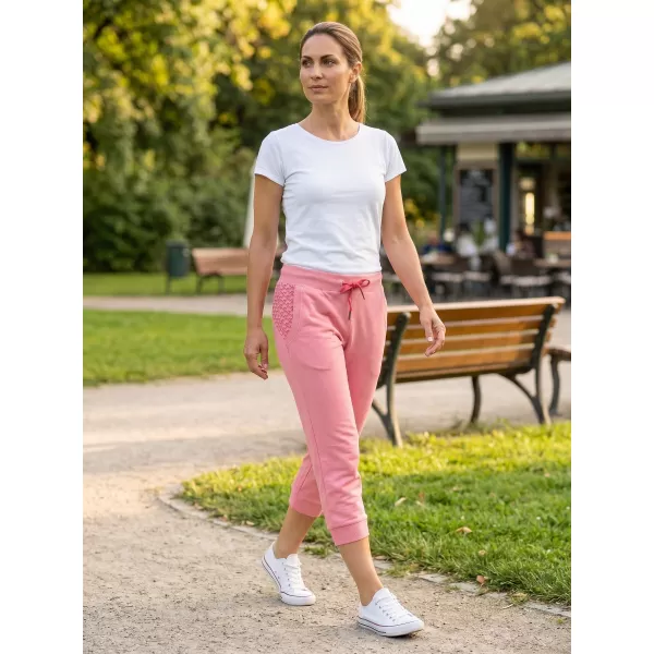  Pantaloni 3/4 pentru femei SAM 73 LPAR405 ROZ 