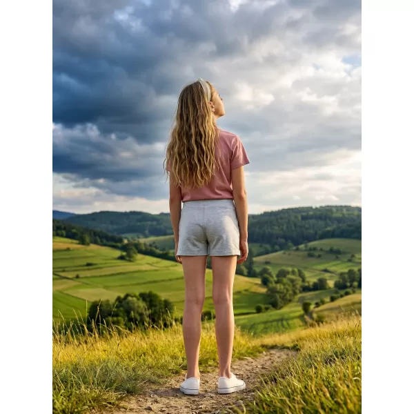  Pantaloni scurți ai fetei SAM 73 GS 521 GRI DESCHIS 