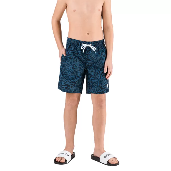  Pantaloni scurți de băieți SAM 73 BS 528 ALBASTRU ÎNCHIS 