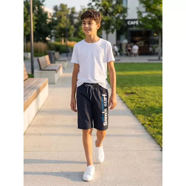  Pantaloni scurți de băieți SAM 73 BS 525 ALBASTRU ÎNCHIS 