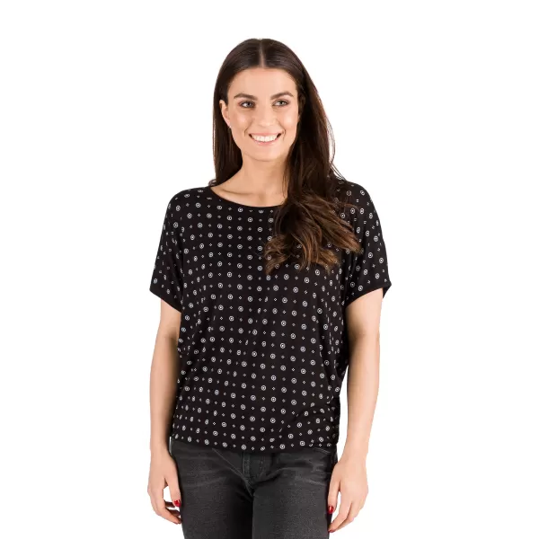  Tricou pentru femei cu mâneci scurte SAM 73 WT 798 NEGRU 