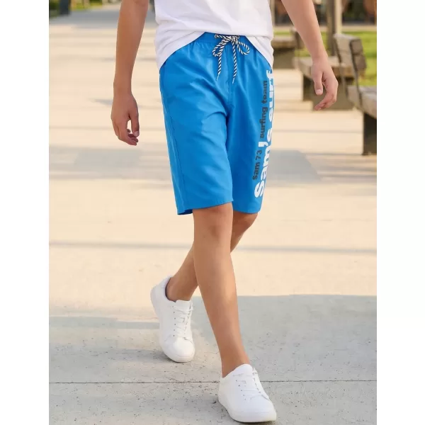  Pantaloni scurți de băieți SAM 73 BS 525 ALBASTRU 
