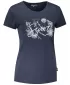 Tricou pentru femei cu mâneci scurte SAM 73 LTSR618 ALBASTRU ÎNCHIS