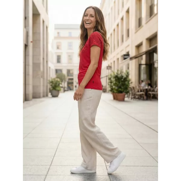  Tricou pentru femei cu mâneci scurte SAM 73 WT 800 ROŞU 