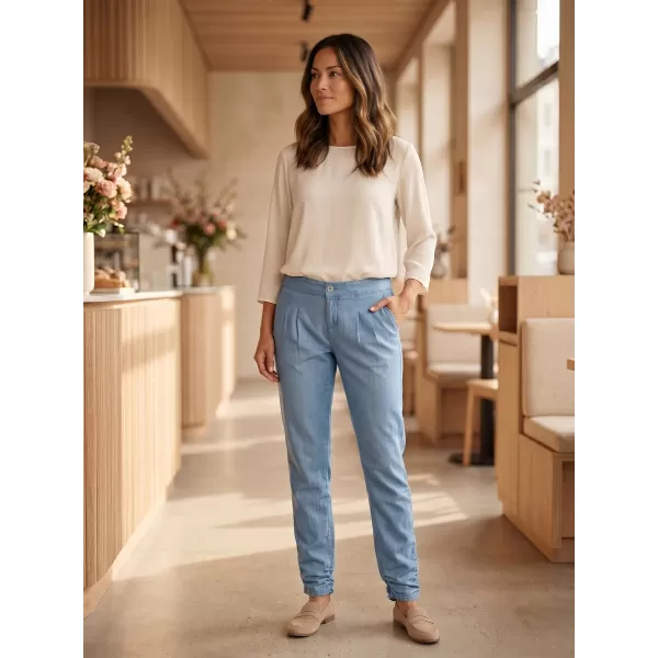  Pantalonii pentru doamne SAM 73 WK 755 DENIM LUMINOS 