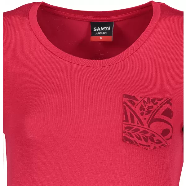  Tricou pentru femei cu mâneci scurte SAM 73 WT 800 ROŞU 