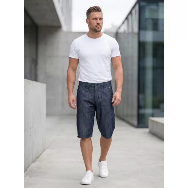  Pantaloni scurţi SAM 73 MS 736 DENIM ÎNTUNECAT 