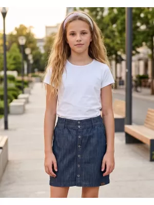 Fusta fetei SAM 73 GZ 521 DENIM ÎNTUNECAT