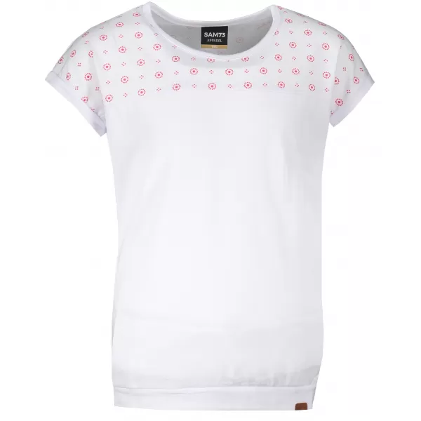  Tricou de fată cu mâneci scurte SAM 73 GT 539 ALB 