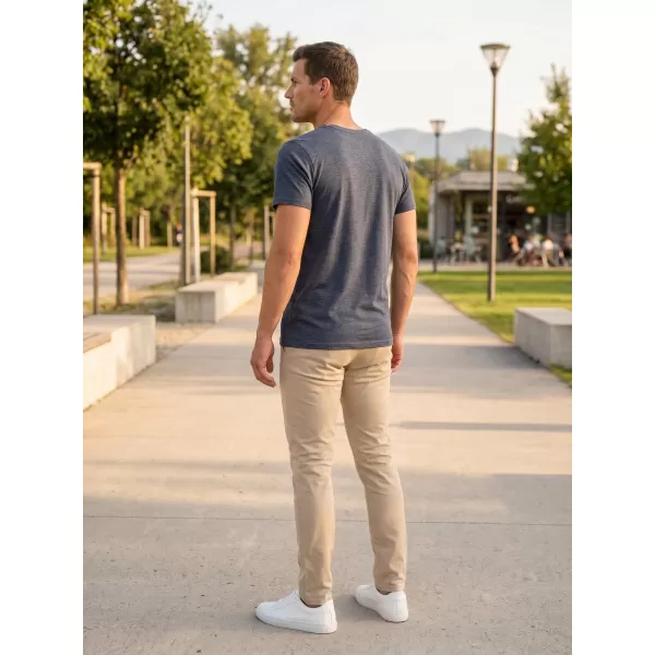  Tricou pentru bărbați cu mâneci scurte SAM 73 MT 763 ALBASTRU ÎNCHIS 