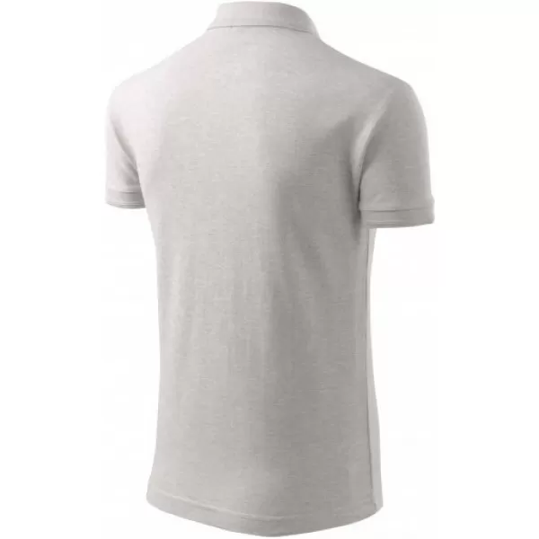 Tricou pentru bărbați cu guler MALFINI PIQUE POLO 203 EVIDENȚIERI GRI DESCHIS 