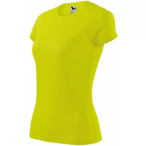  Tricou funcțional de damă MALFINI FANTASY 140 GALBEN NEON 