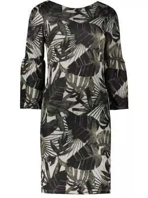 Rochie NUMOCO A221-1 KAKI PLEACĂ