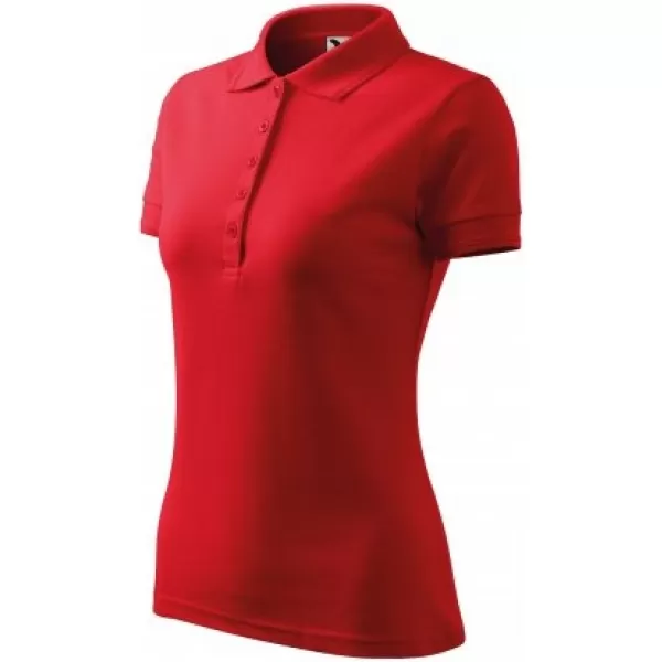  Tricou de damă cu guler MALFINI PIQUE POLO 210 ROŞU 