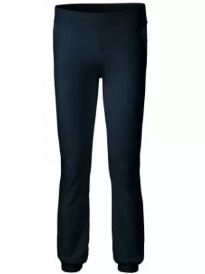 Pantaloni de trening pentru femei MALFINI LEISURE 603 ALBASTRU MARIN