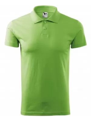 Tricou pentru bărbați cu guler MALFINI SINGLE J. 202 IARBA VERDE