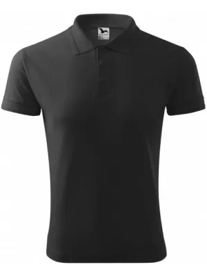 Tricou pentru bărbați cu guler MALFINI PIQUE POLO 203 EVIDENȚIERE ANTRACIT