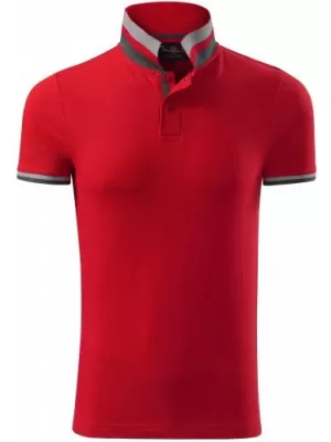 Tricou pentru bărbați cu guler MALFINI PREMIUM COLLAR UP 256 FORMULA ROSIE