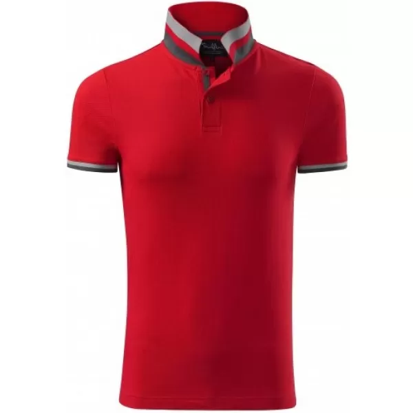  Tricou pentru bărbați cu guler MALFINI PREMIUM COLLAR UP 256 FORMULA ROSIE 
