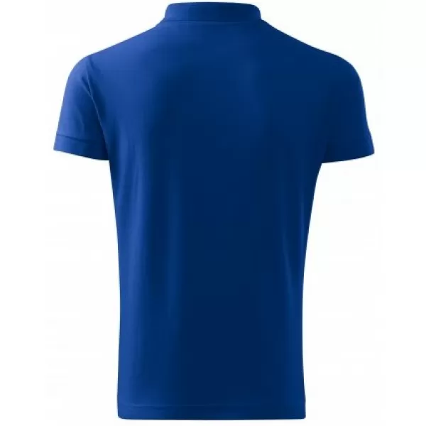  Tricou pentru bărbați cu guler MALFINI HEAVY 215 ALBASTRU REGAL 