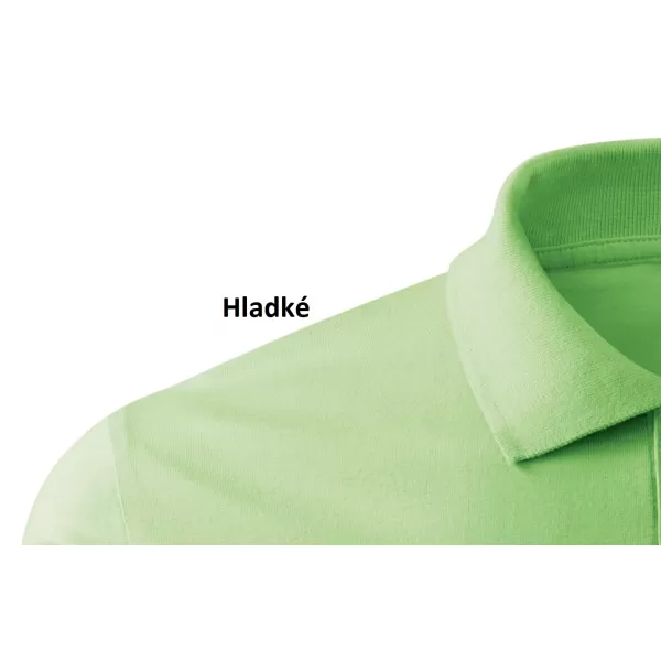  Tricou pentru bărbați cu guler MALFINI SINGLE J. 202 IARBA VERDE 