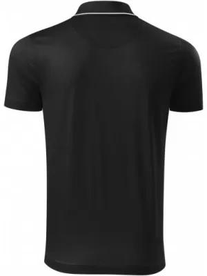 Tricou pentru bărbați cu guler MALFINI PREMIUM GRAND 259 NEGRU