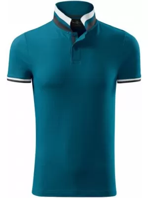 Tricou pentru bărbați cu guler MALFINI PREMIUM COLLAR UP 256 KEROSENUL