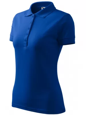 Tricou de damă cu guler MALFINI PIQUE POLO 210 ALBASTRU REGAL