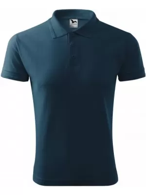Tricou pentru bărbați cu guler MALFINI PIQUE POLO 203 ALBASTRU MARIN