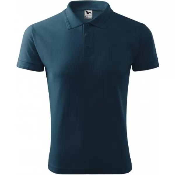  Tricou pentru bărbați cu guler MALFINI PIQUE POLO 203 ALBASTRU MARIN 